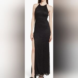 Nordstrom Black Lace Maxi Dress